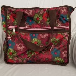 Soft Nylon Zippered Tote